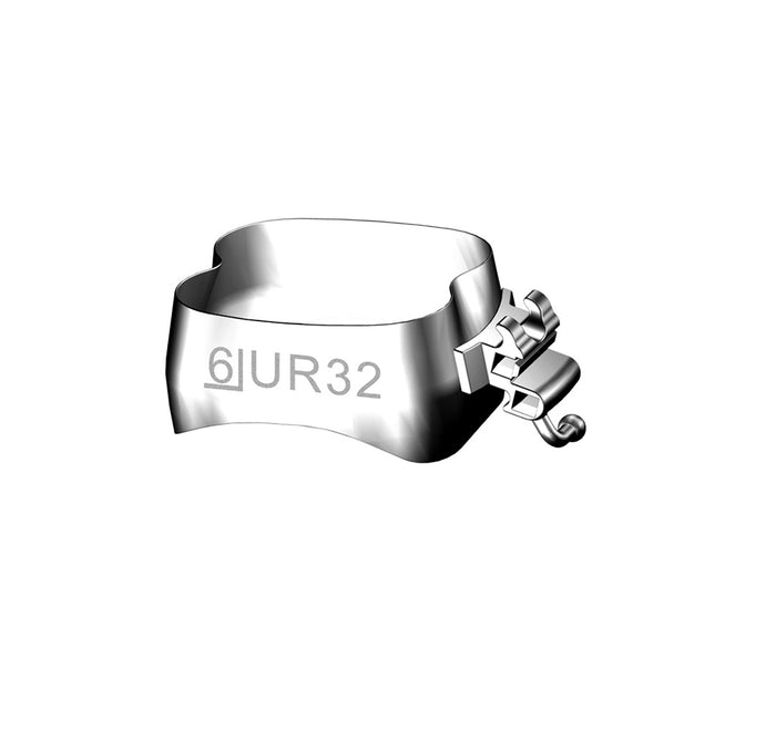 BAGUE 1ER MOLAIRE CONVERTIBLE SIMPLE TUBE SUPERIEUR GAUCHE "37"