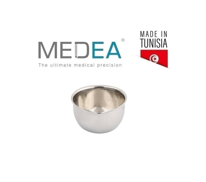 CUPULE INOX AVEC BEC ET FOND PLAT DIAM 80MM 165 ML (AD216-3) - MEDEA