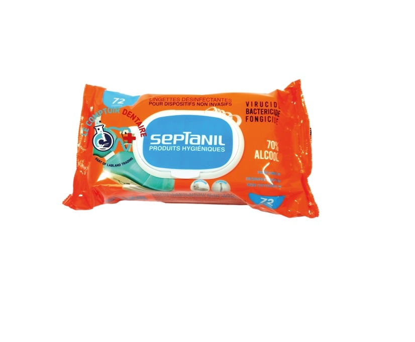 LINGETTE DESINFECTANTE POUR DISPOSITIFS - SEPTANIL - SEPTANIL