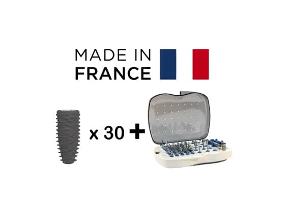 30 x IMPLANTS + TROUSSE - IMPLANT