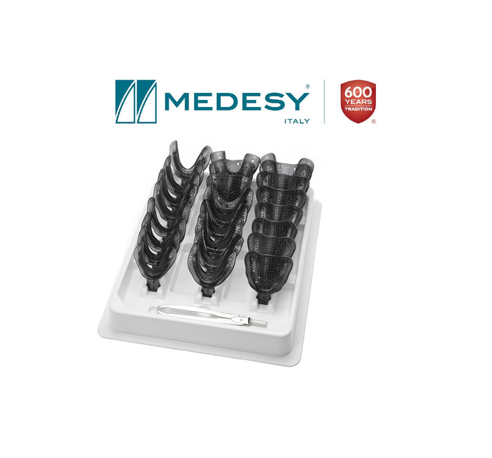 KIT PORTE EMPREINTE POLYCARBONATE 24 PCS (6800/24) - MEDESY