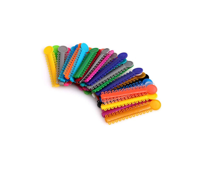 1040 LIGATURES ELASTIQUES COLOREE
