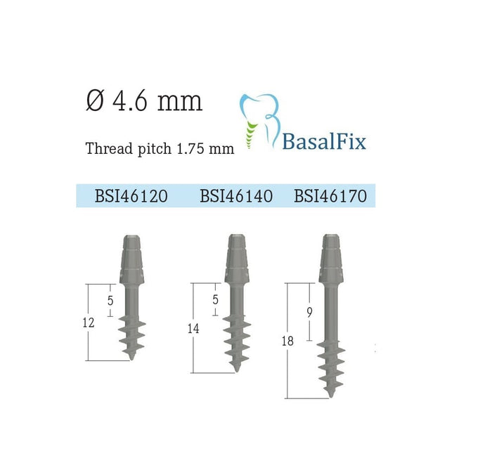 BASAL IMPLANT DIAM. 4,6MM LONG 17MM (REF: BSI46170) - BASAL FIX