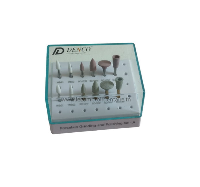 KIT DE POLISSAGE CUPULES DE FINITION CERAMIQUE (KIT 2) - DENCO - DENCO