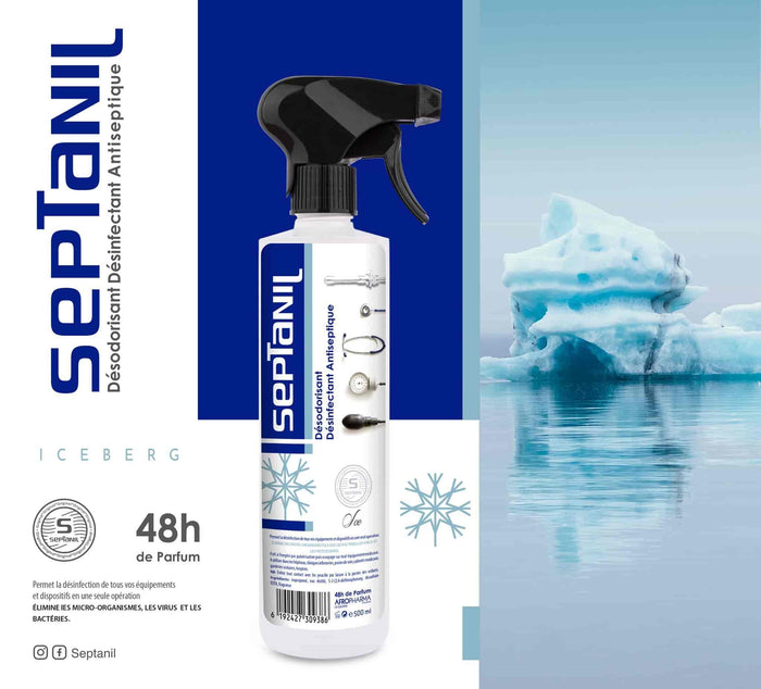 DESINFECTANT DESODORISANT ASEPTIQUE "ICE" 500ML SEPTANIL
