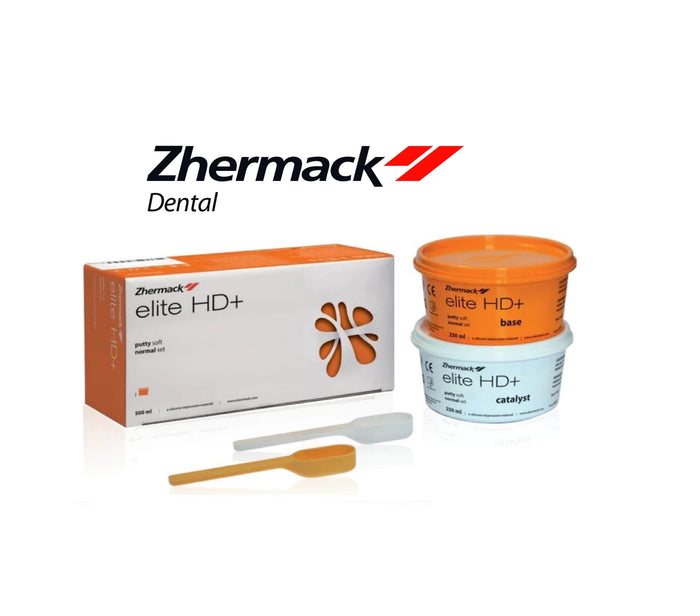 SILICONE PAR ADDITION ELITE HD+ PUTTY SOFT NORMAL Set (2 x 250ML) - ZHERMACK