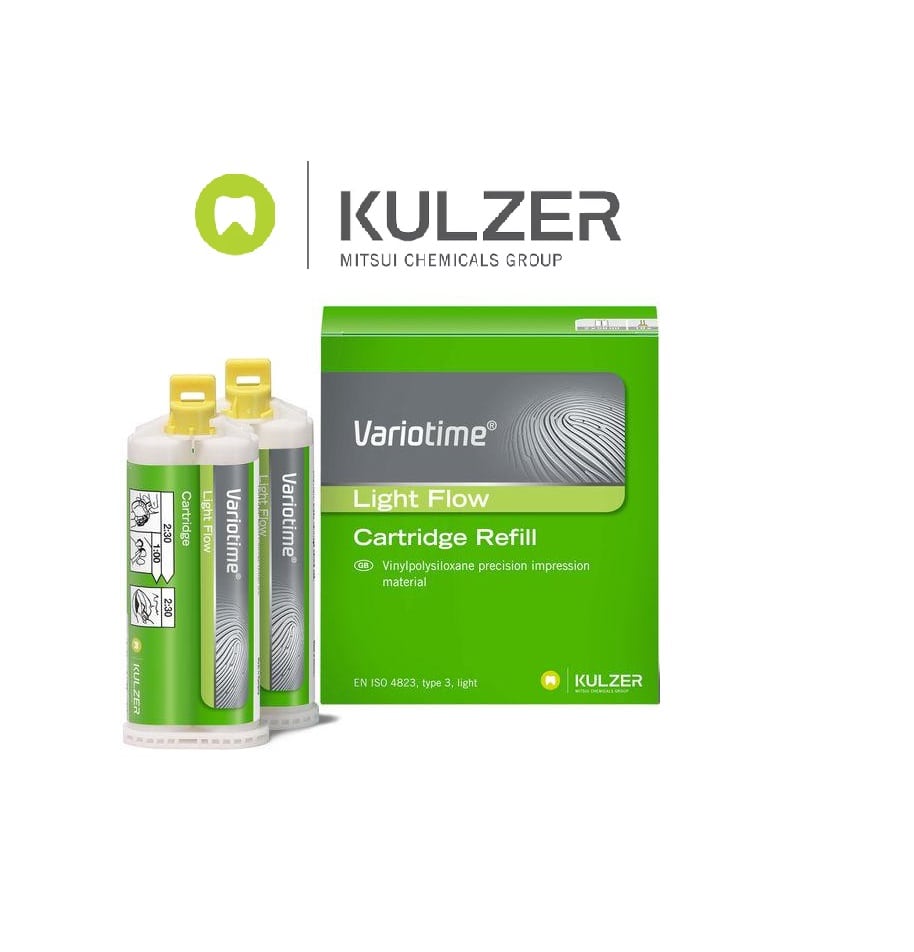 SILICONE PAR ADDITION VARIOTIME LIGHT FLOW 2X50ML - KULZER - KULZER