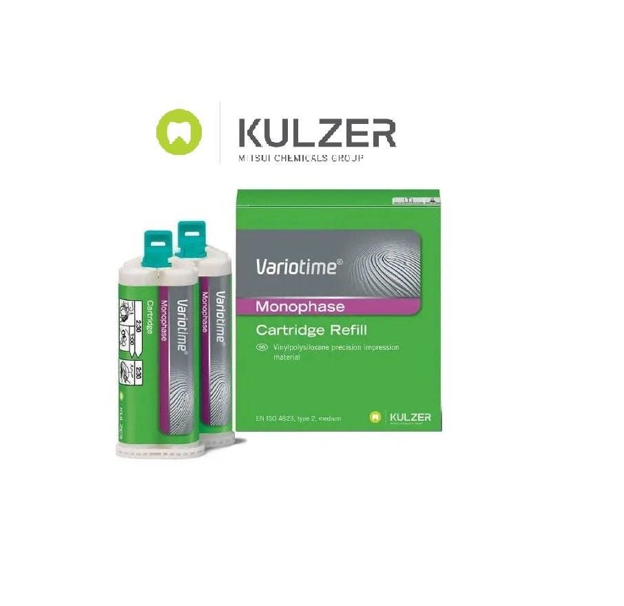 SILICONE PAR ADDITION VARIOTIME MONOPHASE 2X50ML - KULZER - KULZER