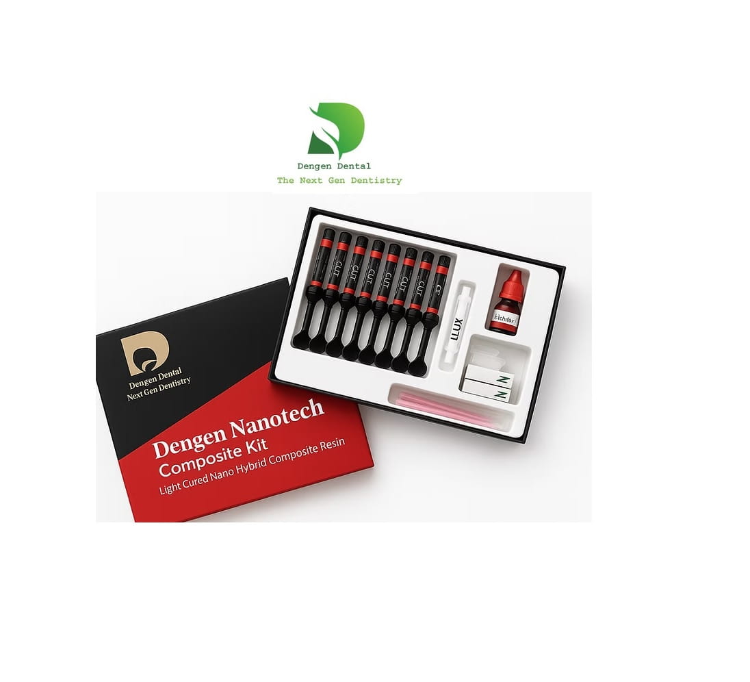 COFFRET RESINE COMPOSITE RENFORCEE EN ZIRCONE 7 SERINGUES NANOTECH KIT - DENGEN - DENGEN DENTAL