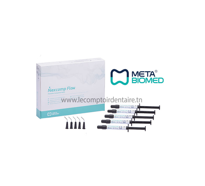 COFFRET RESINE FLUIDE 5 SERINGUES NEXCOMP FLOW - METABIOMED