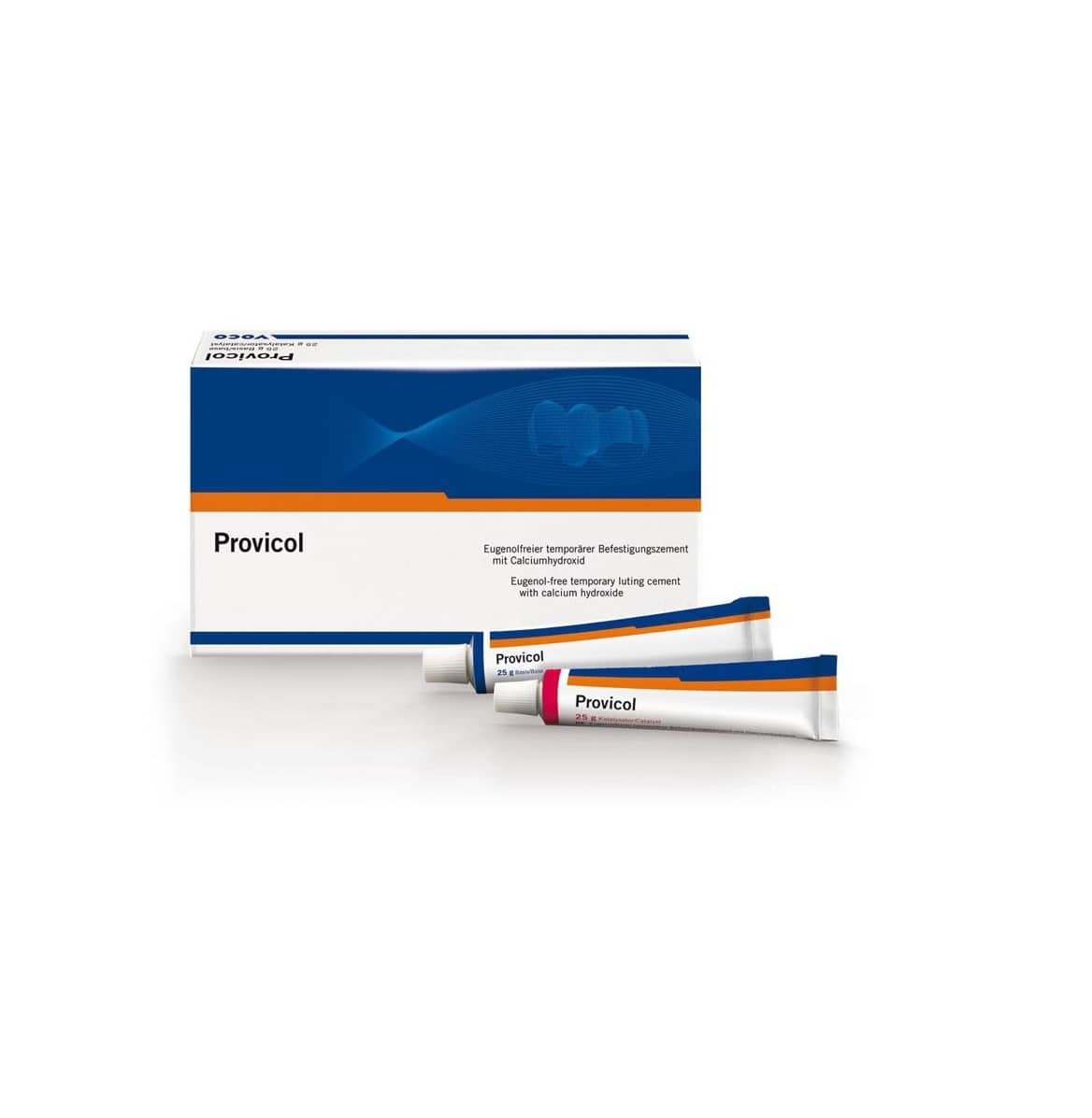 CIMENT DE SCELLEMENT PROVISOIRE SANS EUGENOL A BASE DE CAOH2 PROVICOL - VOCO - VOCO