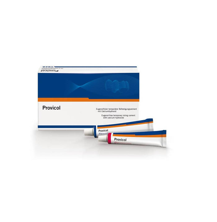 CIMENT DE SCELLEMENT PROVISOIRE SANS EUGENOL A BASE DE CAOH2 PROVICOL - VOCO
