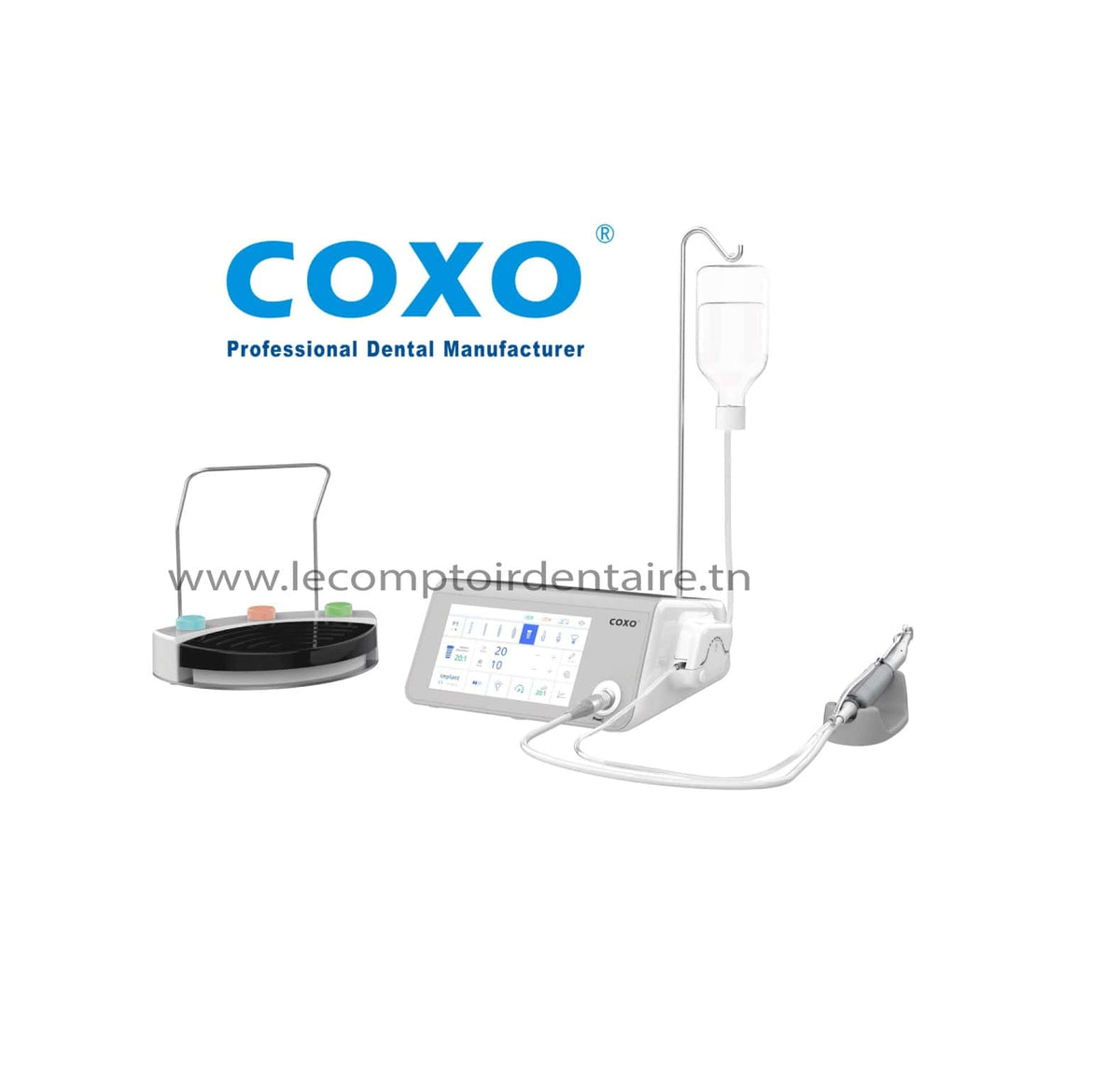 MOTEUR IMPLANTOLOGIE ET CHIRURGIE AVEC LUMIERE LED C-SAILOR PRO PLUS - COXO - COXO