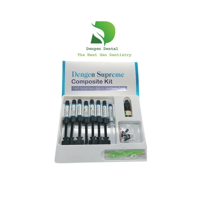 COFFRET RESINE COMPOSITE 7 SERINGUES DENGEN SUPREME - DENGEN - DENGEN DENTAL