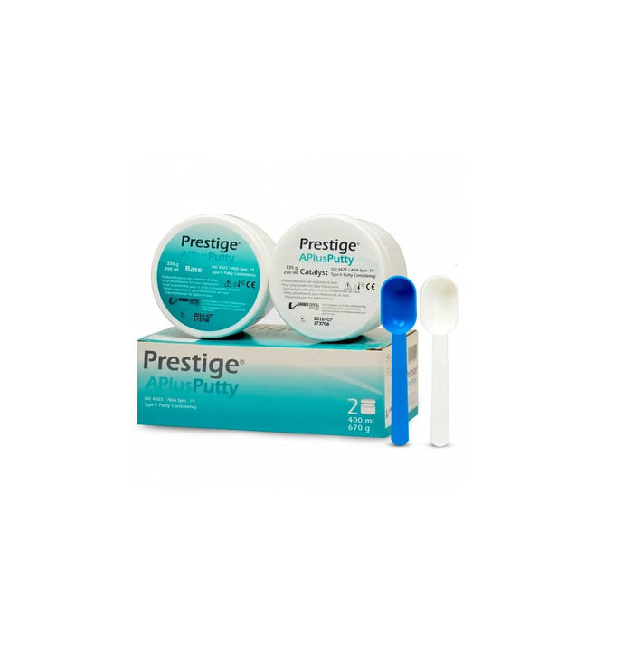 SILICONE PAR ADDITION PRESTIGE APLUS (355g BASE + 355g CATALYSEUR) - VANNINI DENTAL
