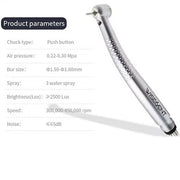 TURBINE A LUMIERE LED, 3 SPRAY ET 4 TROUS - MORE DENT - MORE DENT