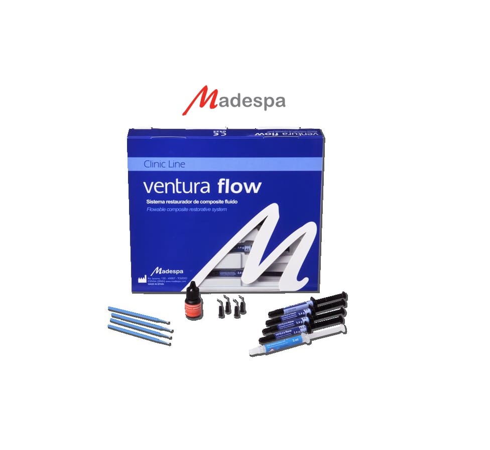 COFFRET RESINE FLUIDE 4 SERINGUE VENTURA FLOW - MADESPA - MADESPA