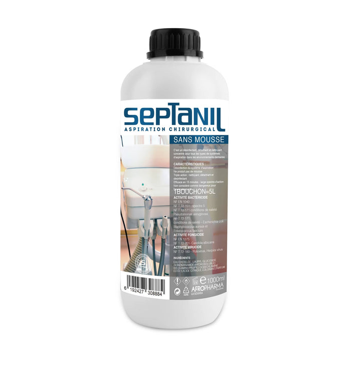 DESINFECTANT ASPIRATION CHIRURGICAL CONCENTRE 1 LITRE - SEPTANIL
