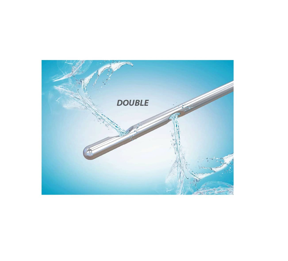 AIGUILLES D'IRRIGATION DOUBLE (100 UNITES)