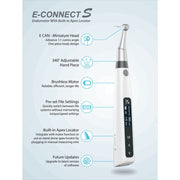 MOTEUR ENDODONTIQUE AVEC LOCALISATEUR D'APEX INTEGRE E-CONNECT S - EIGHTEETH - EIGHTEETH
