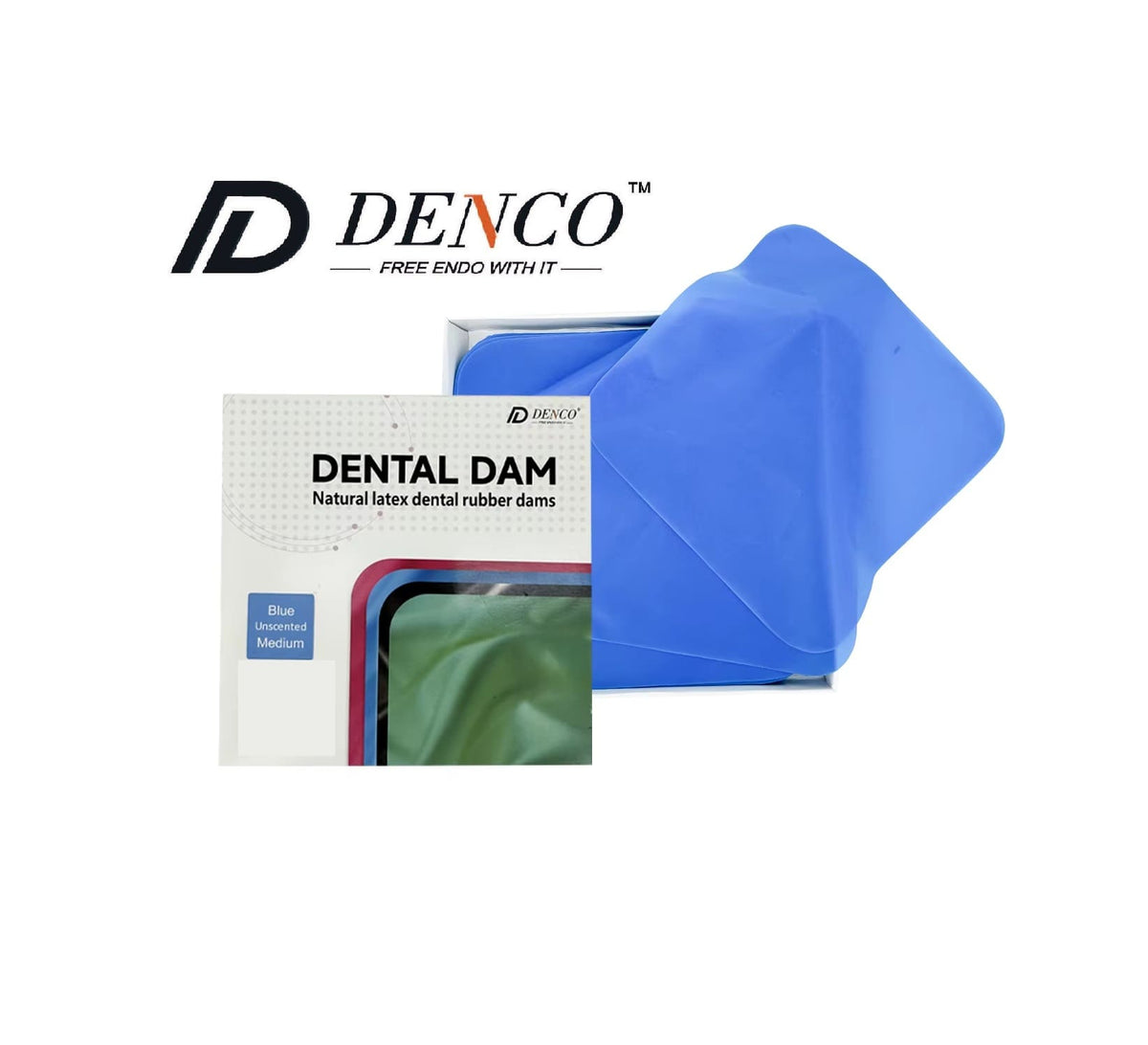 FEUILLES DE DIGUE BLEU 127x127mm (52 UNITES) - DENCO - DENCO