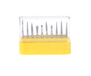 KIT DE 10 FRAISES DIAMANTEE FG-105 POUR POLISSAGE CERAMIQUE/COMPOSITE - AZDENT