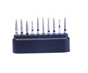 KIT DE 10 FRAISES DIAMANTEE FG-107 POUR RESTAURATION CERAMIQUE - AZDENT
