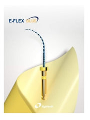 LIMES MECANISEE E-FLEX BLUE N°15/04 L25MM (PLAQUE DE 6 LIMES) - EIGHTEETH - EIGHTEETH
