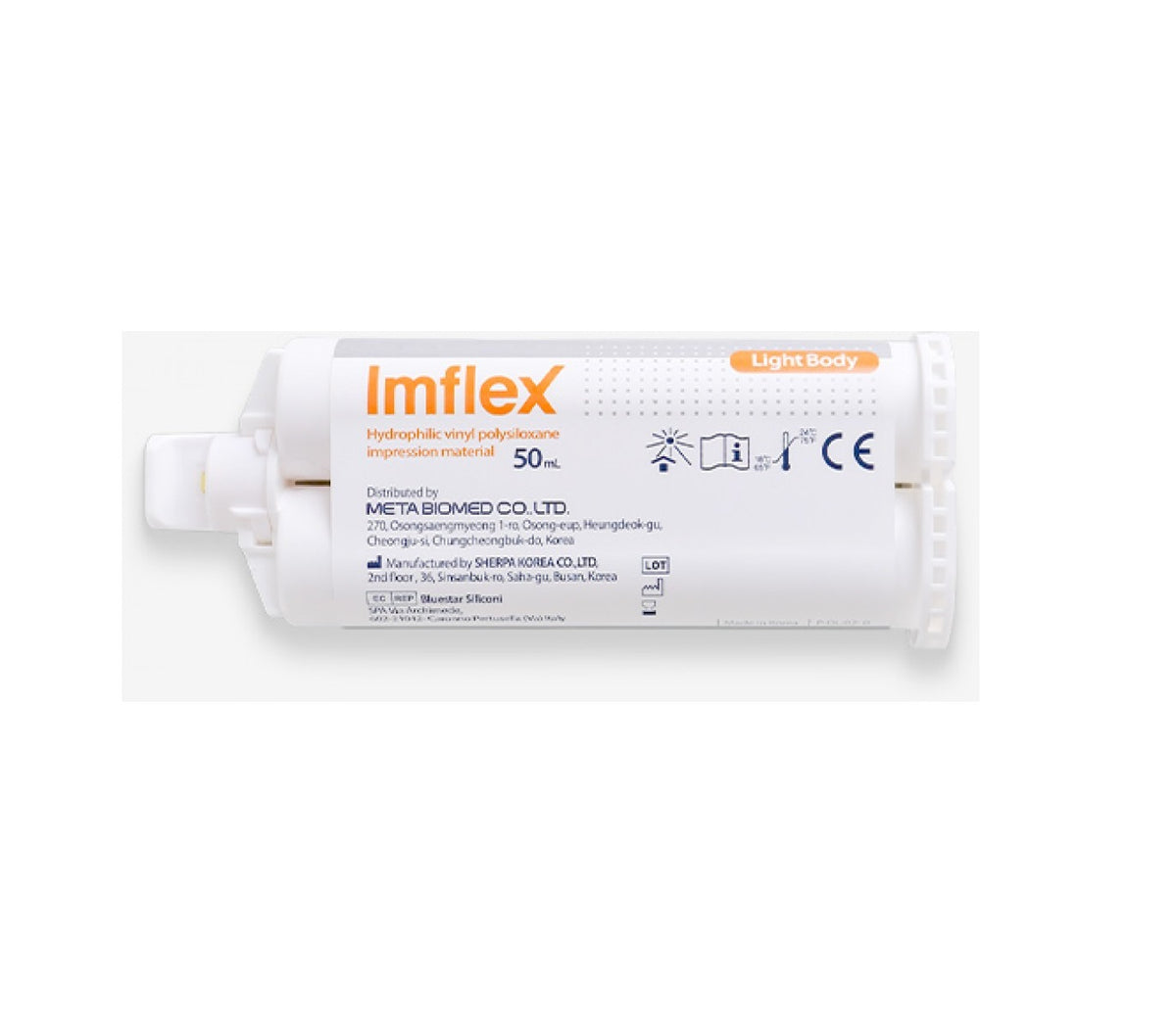 SILICONE PAR ADDITION LIGHT IMFLEX - META BIOMED - META BIOMED