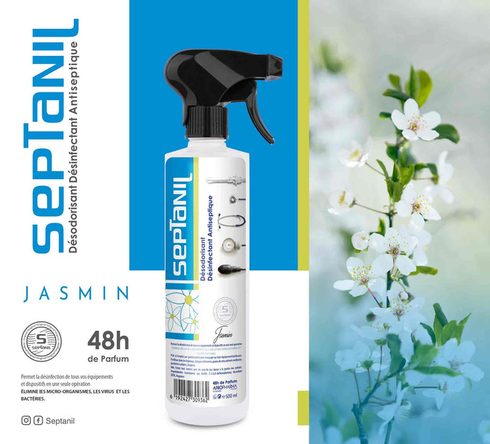 DESINFECTANT DESODORISANT ASEPTIQUE "JASMIN" 500ML SEPTANIL