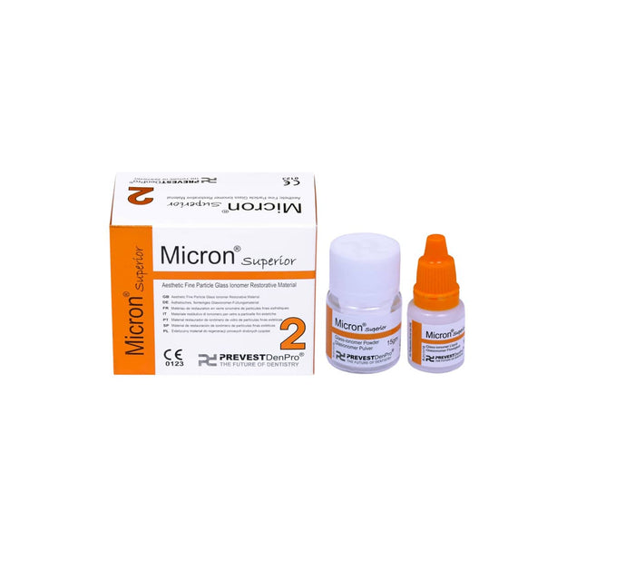 CIMENT VERRE IONOMERE (CVI) (POUDRE / LIQUIDE) MICRON SUPERIOR A2 - PREVESTDENPRO