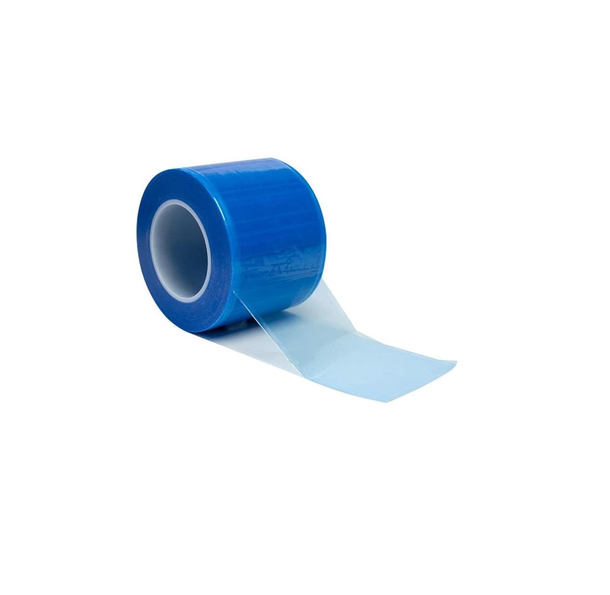 FILM ADHESIF DE PROTECTION POLYETHYLENE (PE) BLEUTE 10CM