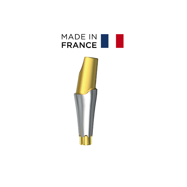 PILIER STANDARD ANGULE INDEXE Diam. 3mm / Ang. 15° / Hauteur 5mm - IMPLANT