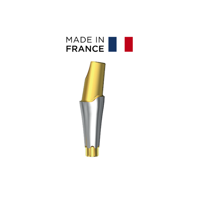 PILIER STANDARD ANGULE INDEXE Diam. 3mm / Ang. 15° / Hauteur 5mm
