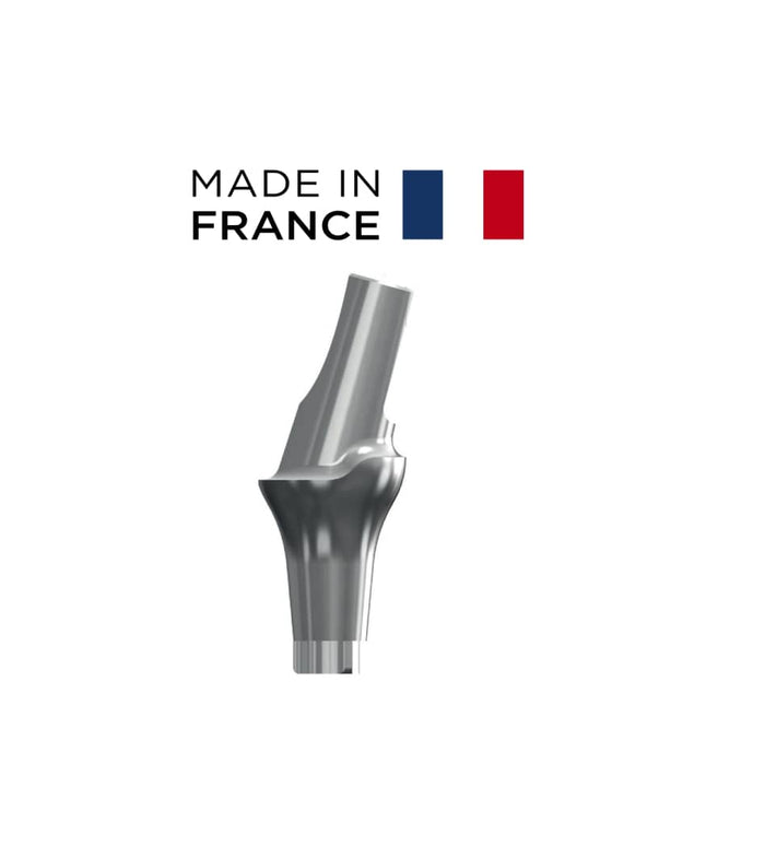 PILIER STANDARD ANGULE FESTONNEE INDEXE Diam. 5mm / Ang. 22° / Hauteur 5mm