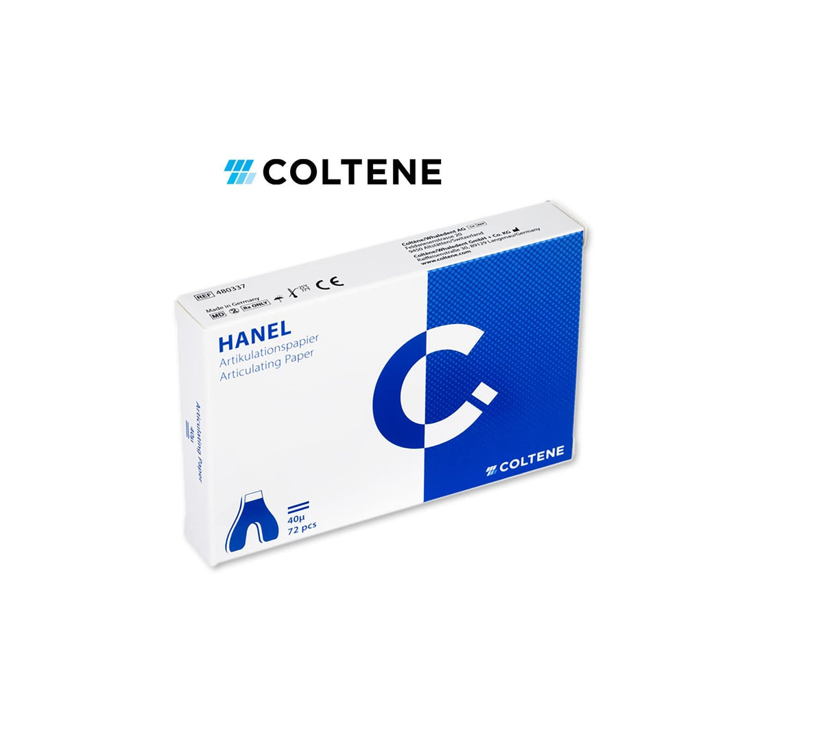 PAPIER A ARTICULER FORME U EPAISSEUR 80µ - COLTENE