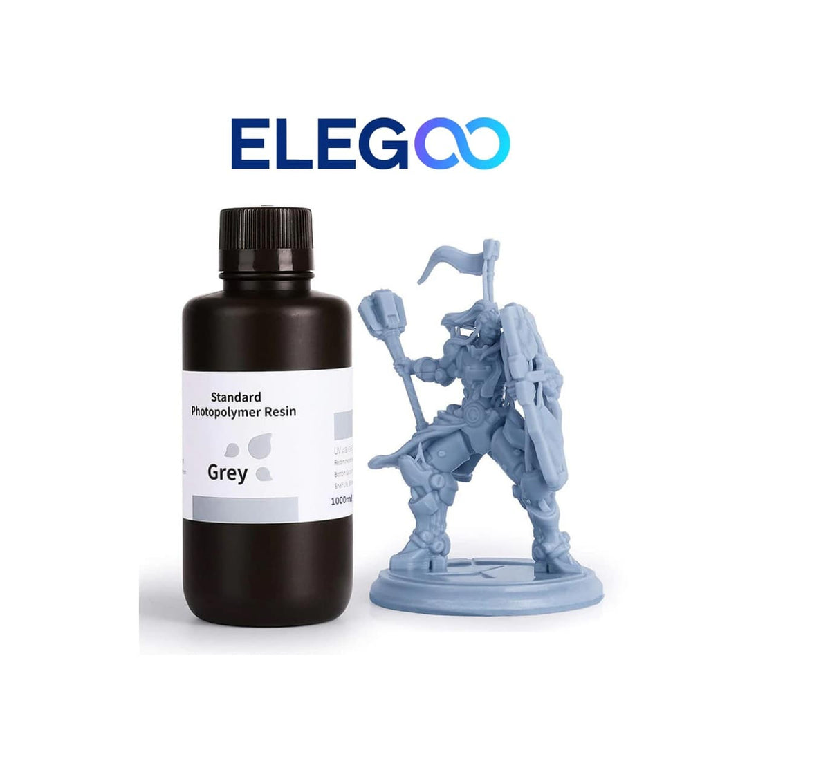 RESINE 3D POUR MODELE DENTAIRE GRIS - ELEGOO