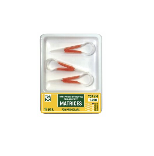 BANDES MATRICIELLES PREMOLAIRE AUTO-ADHESIF 1.490 - TOR VM