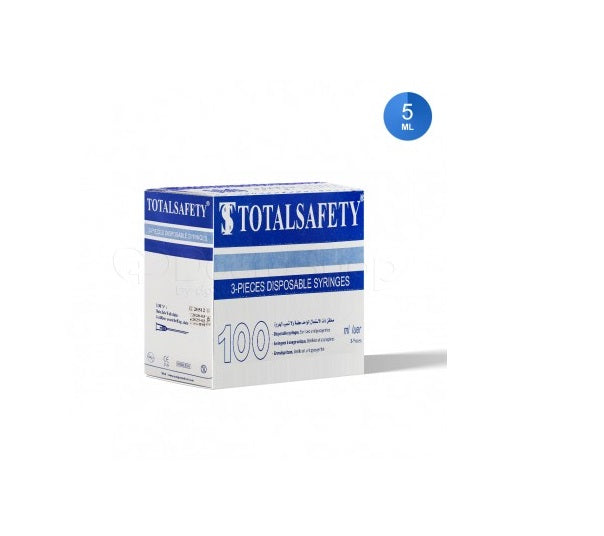 SERINGUE A USAGE UNIQUE STERILE 5ML (PAQUET DE 100PCS)
