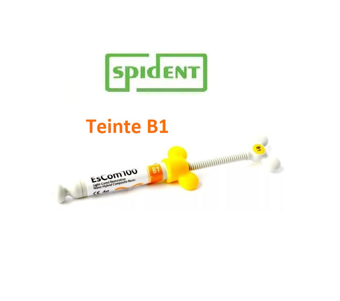 RESINE COMPOSITE ESCOM 100 TEINTE B1 - SPIDENT