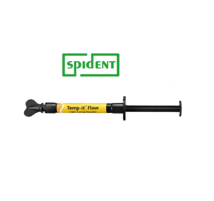 CAVIT FLUIDE PHOTOPOLYMERISABLE JAUNE TEMP IT FLOW (1.2ML) - SPIDENT
