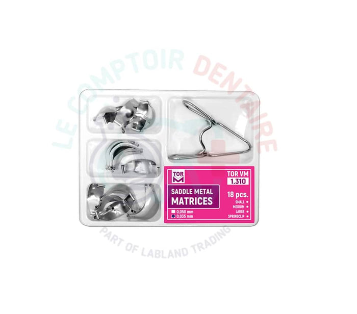 KIT DE BANDE MATRICIELLE DENTAIRE No.1.310 (18 PCS)