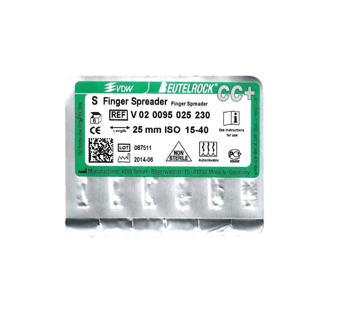 SPREADER 15-40 BOITE DE 6 LIMES - VDW - VDW