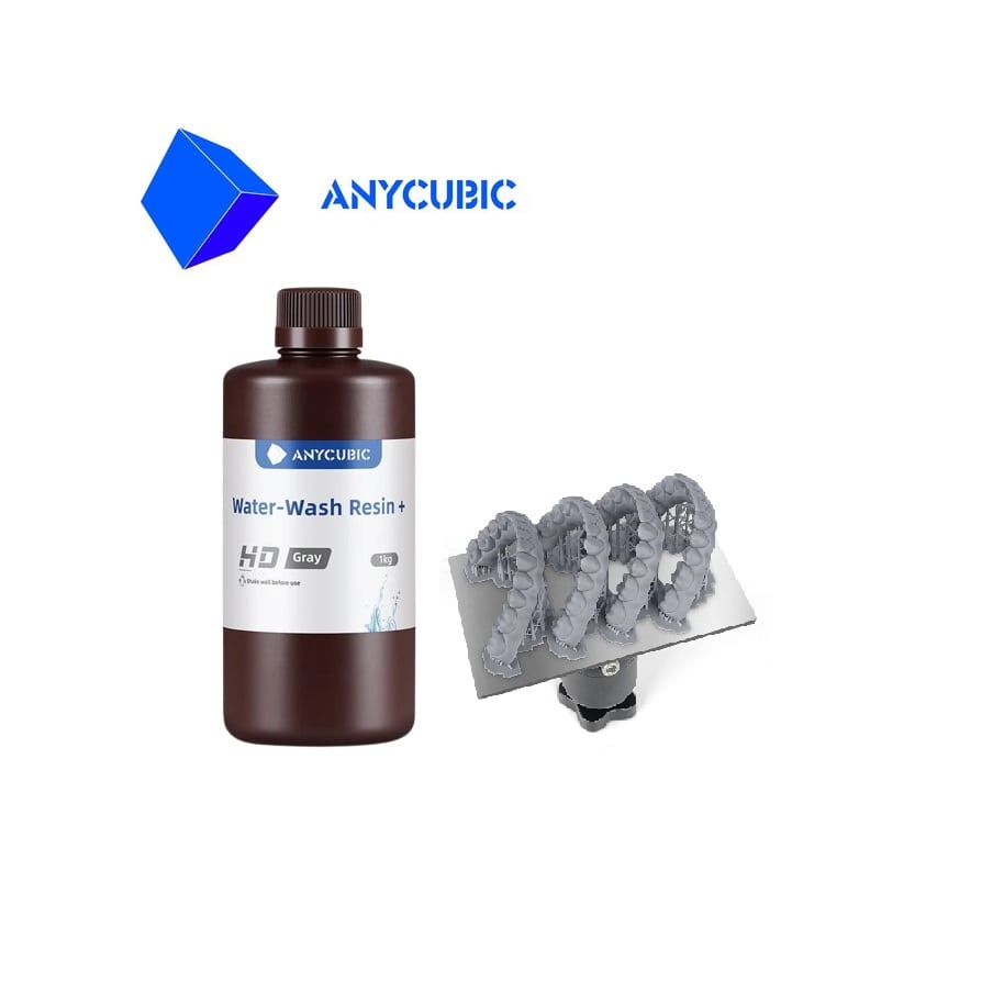 RESINE 3D POUR MODELE DENTAIRE LAVABLE A L'EAU GRIS - ANYCUBIC